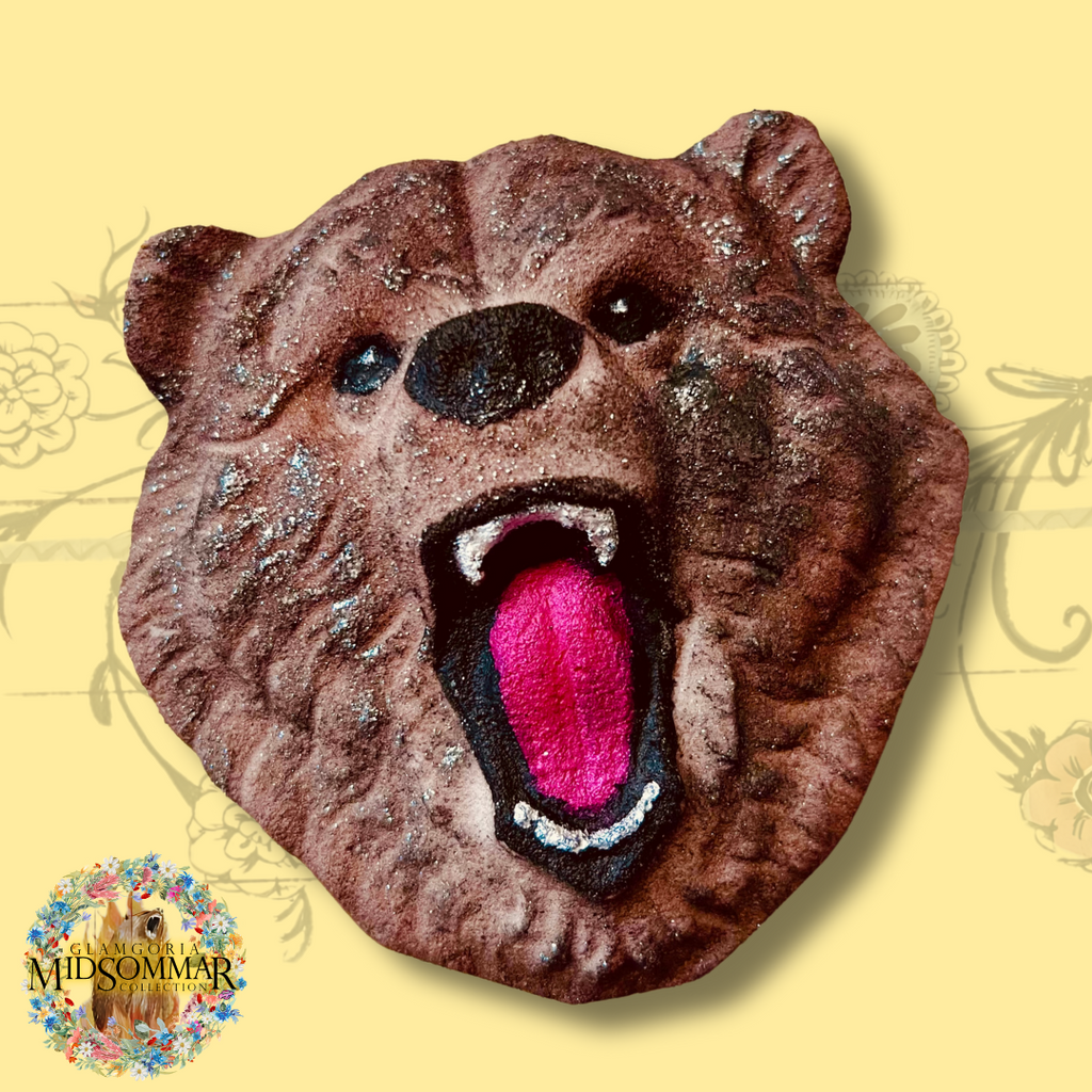 Ignore the Bear ~ Midsommar Bath Bomb with hidden crystal rune!