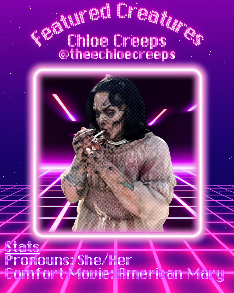 Queer For Fear 2026 Featured Creatures: Chloe Creeps