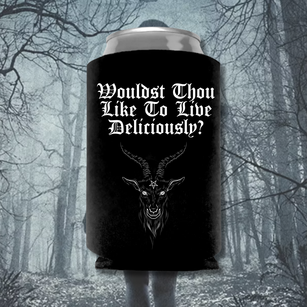 Live Deliciously Koozie