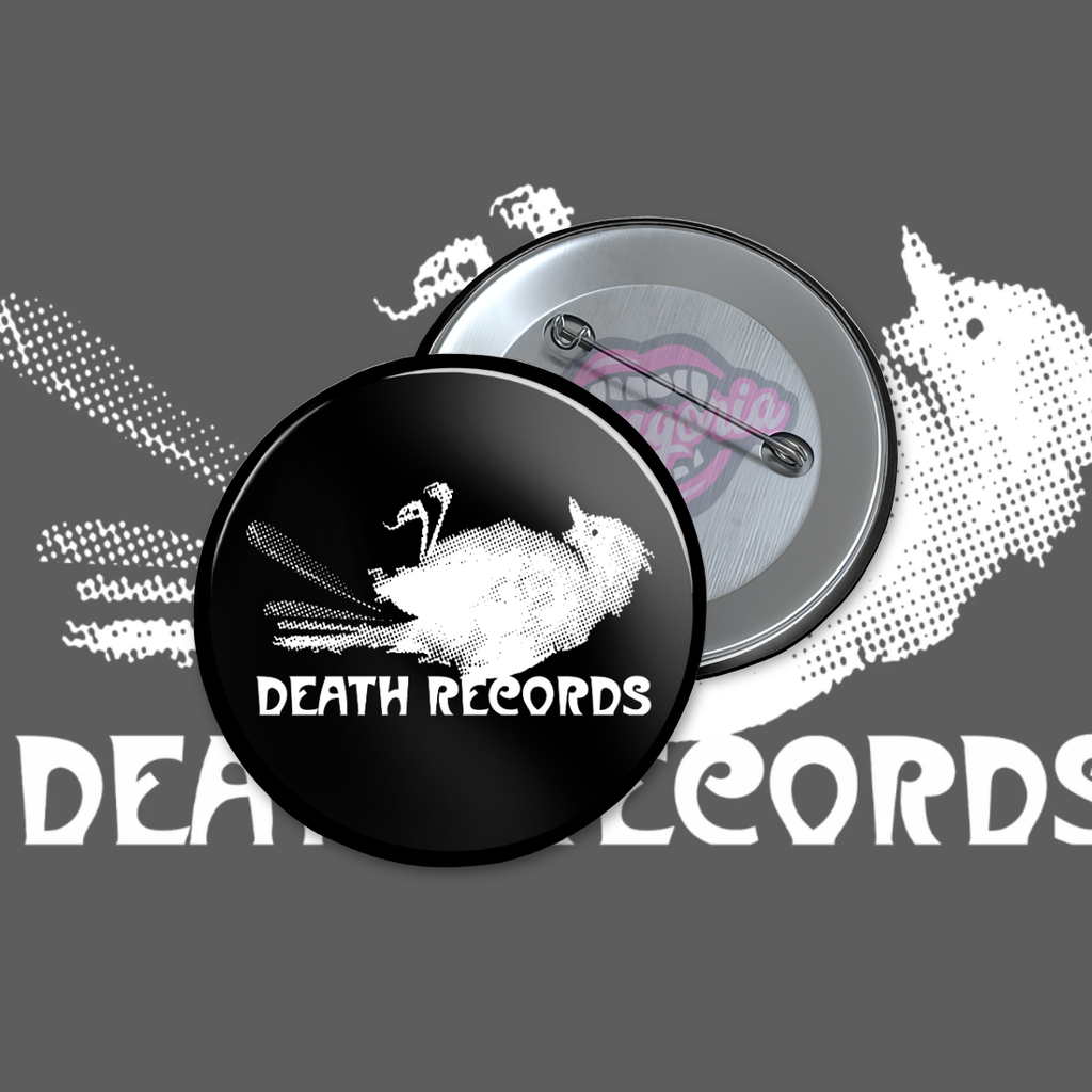 Death Records Pinback Button
