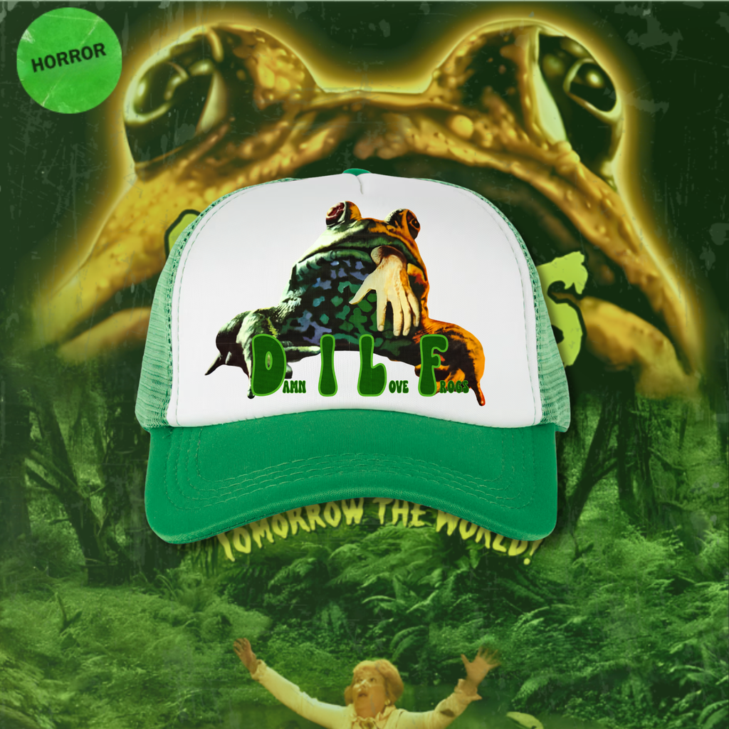 DILF (Damn I Love Frogs) Trucker Hat