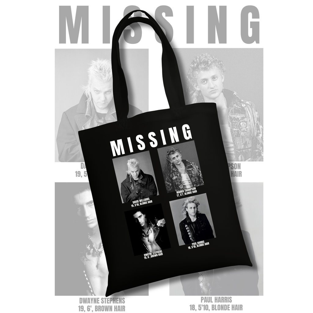 Missing: Lost Boys Tote (Black)