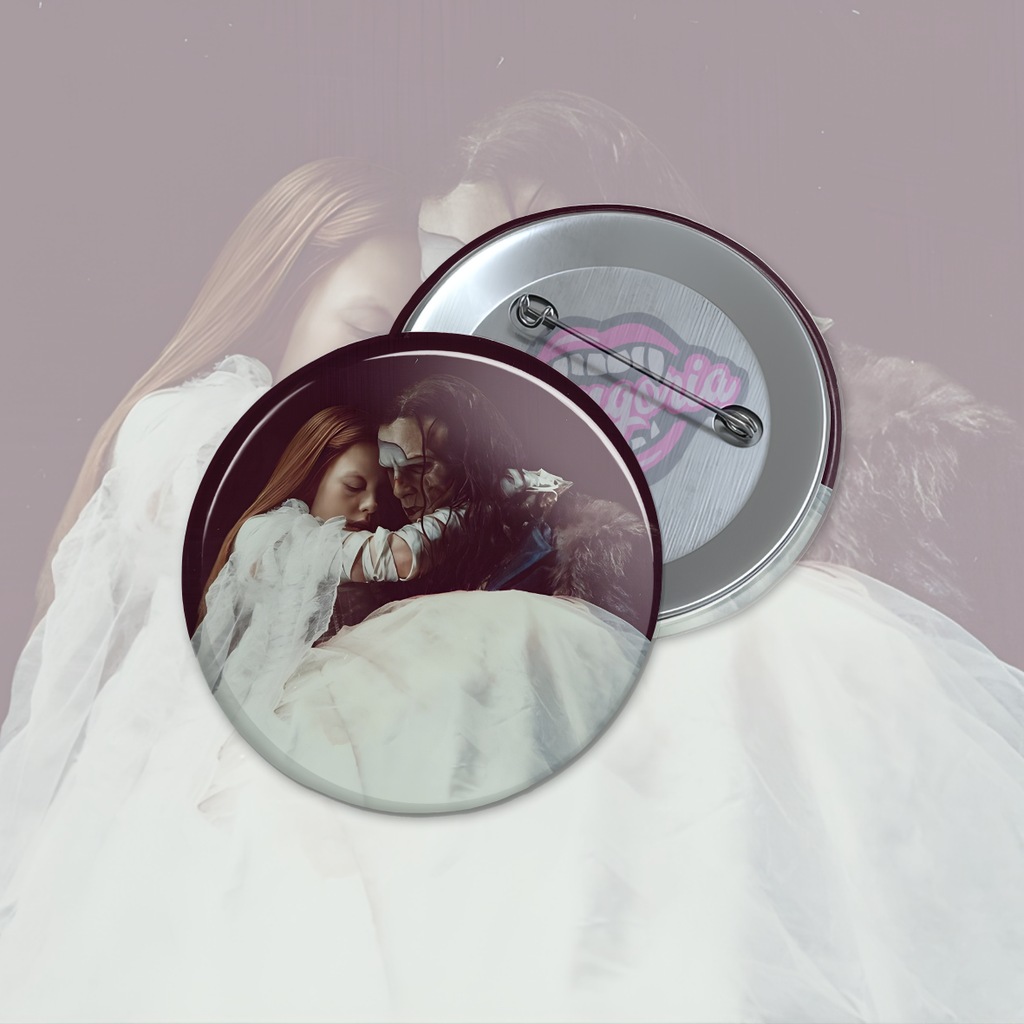 Monsters Together Pinback Button