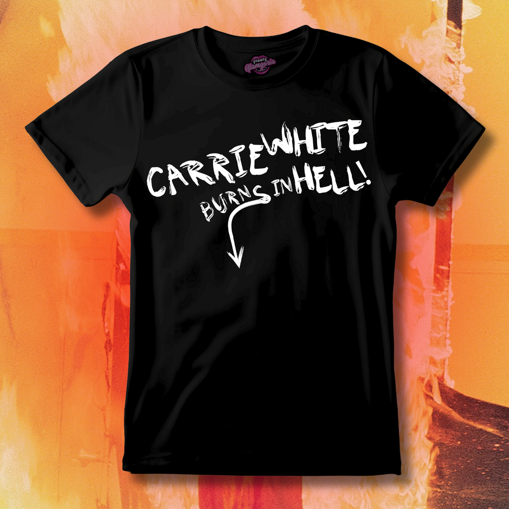 Carrie White Burns In Hell T-Shirt