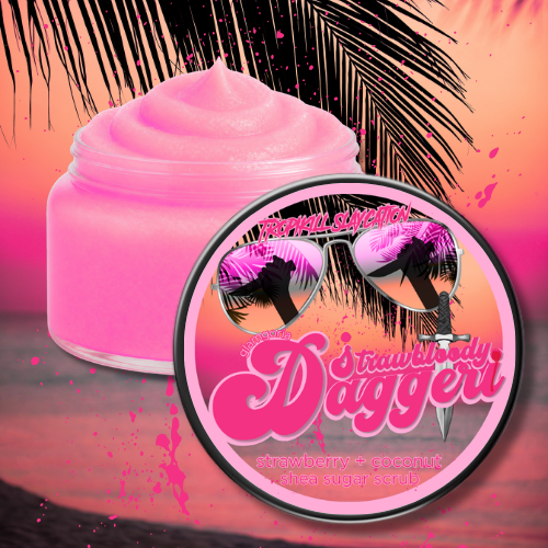 Strawbloody Daggeri Sugar Scrub