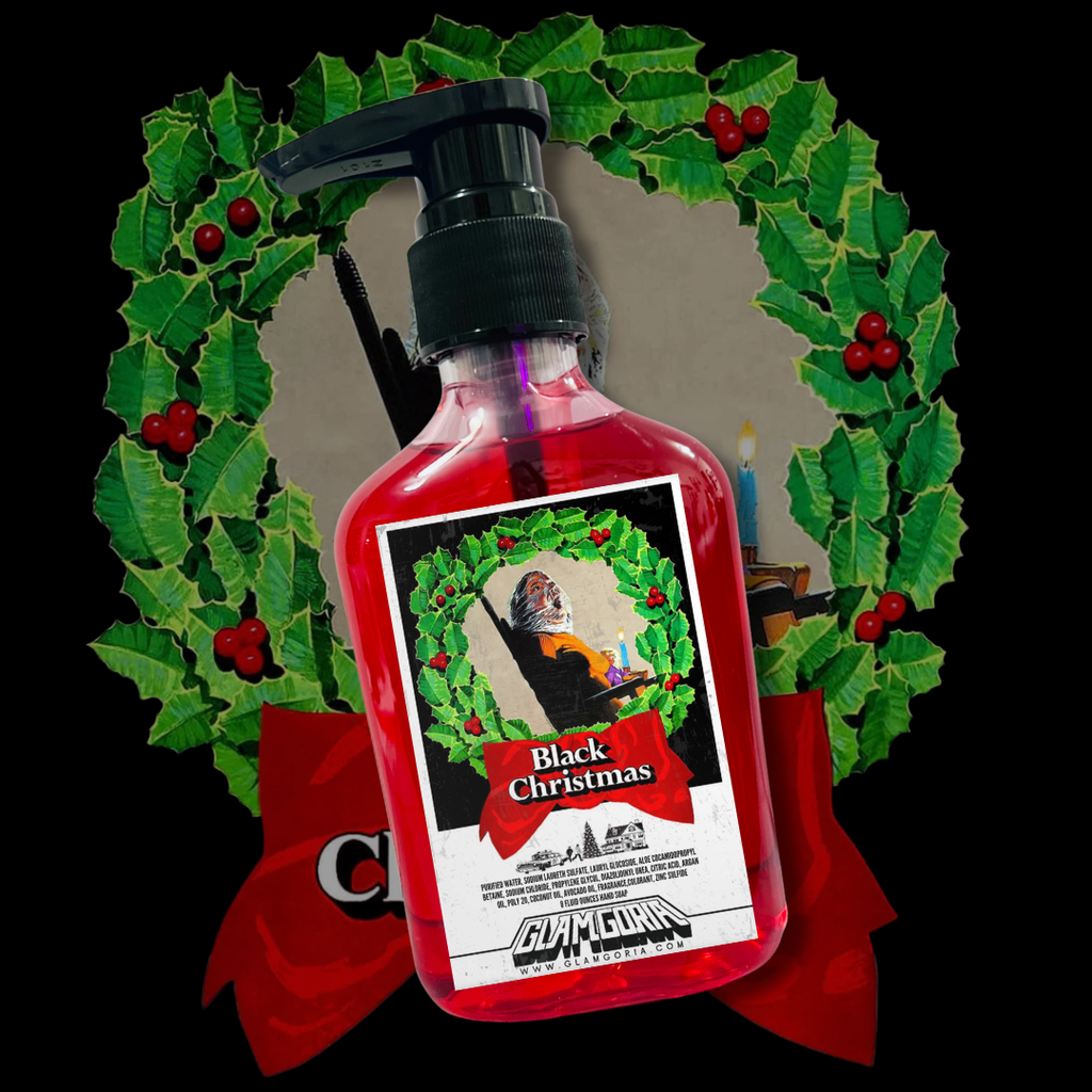 Black Christmas Hand Soap