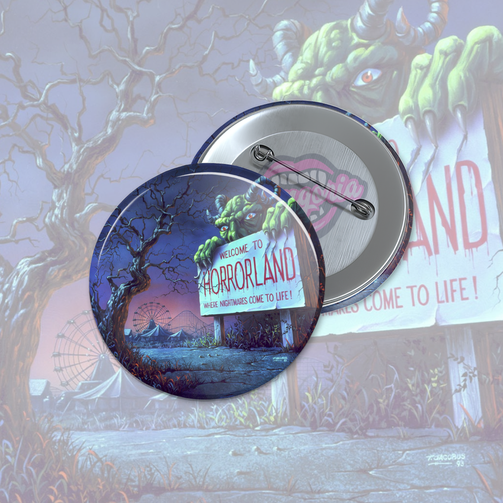 One Day At HorrorLand Pinback Button