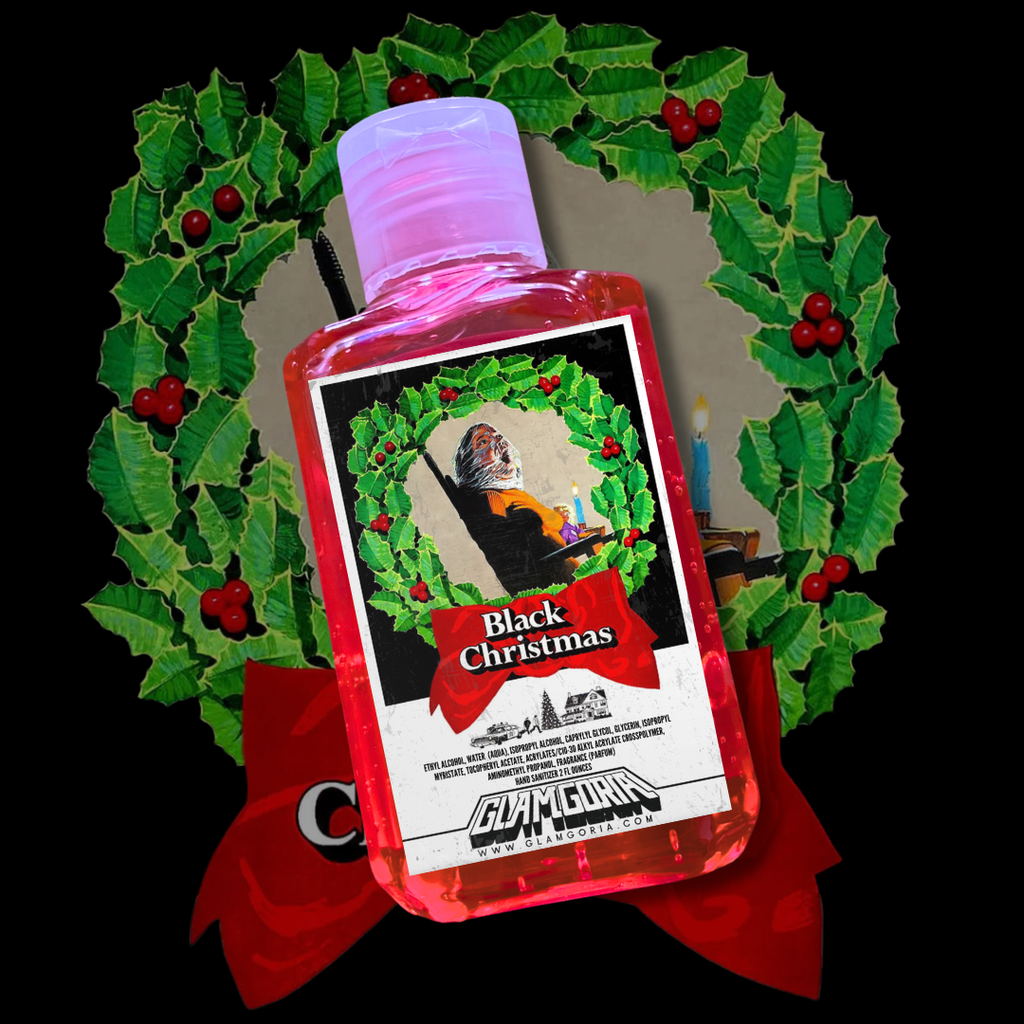 Black Christmas Hand Sanitizer