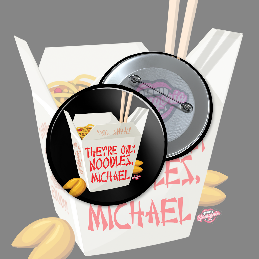 They’re Only Noodles Pinback Button