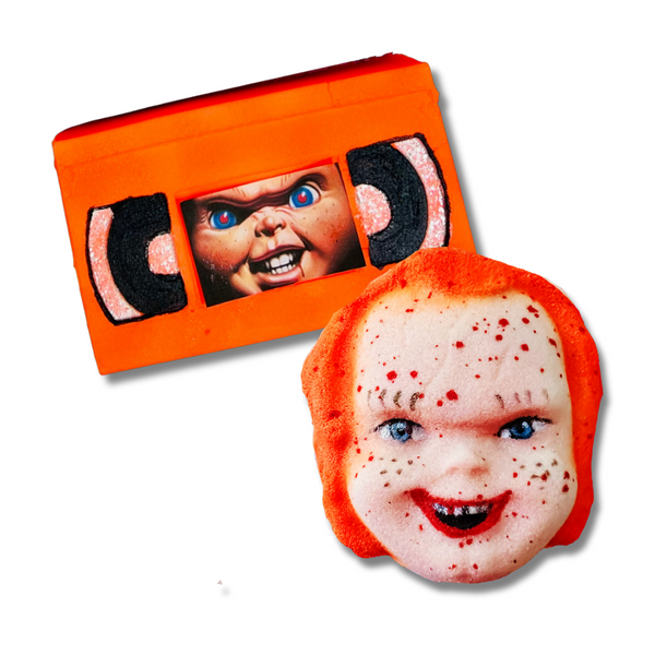 Chucky VHS Bath Bomb Set