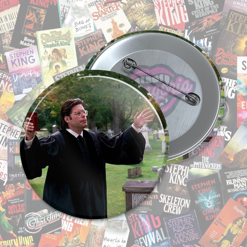 Reverend King Pinback Button