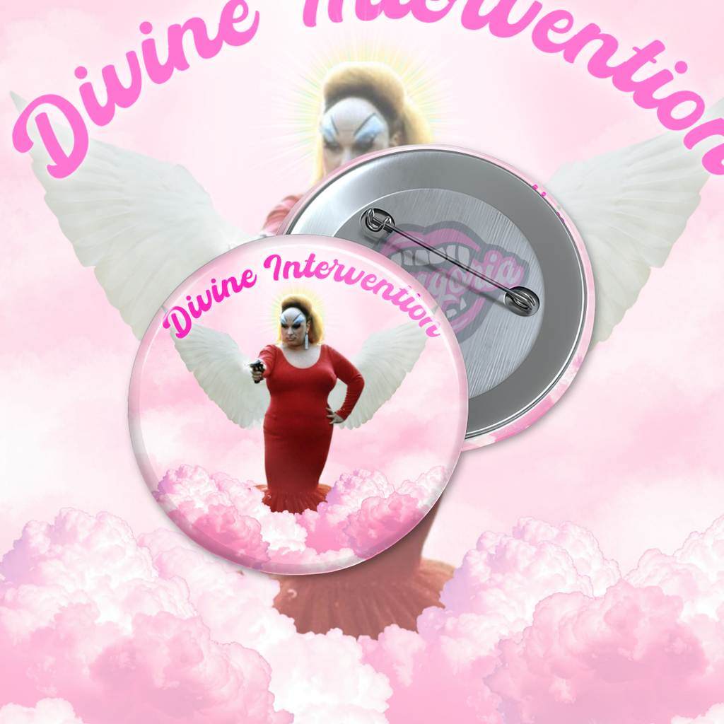 Divine Intervention Pinback Button