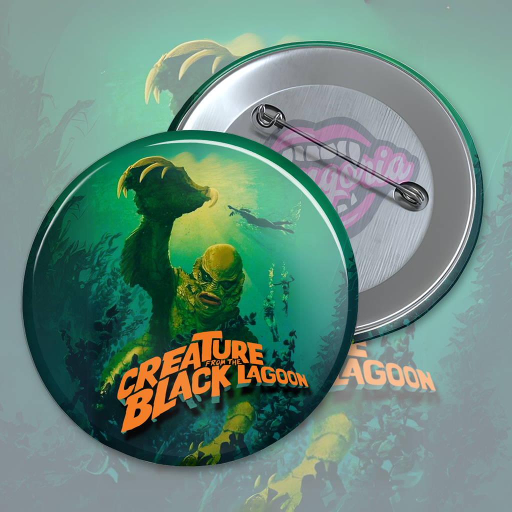 Creature From The Black Lagoon Pinback Button