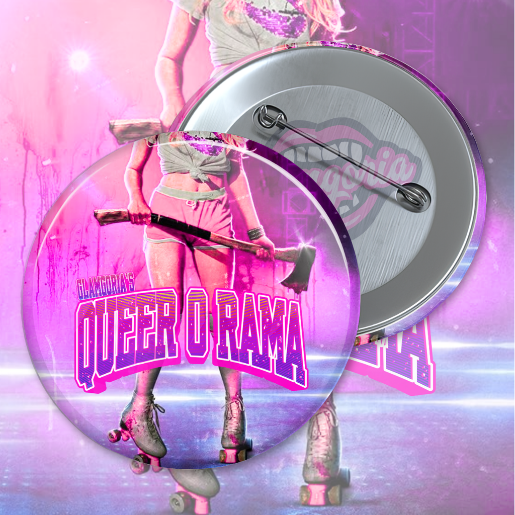 QUEER O RAMA Pinback Button