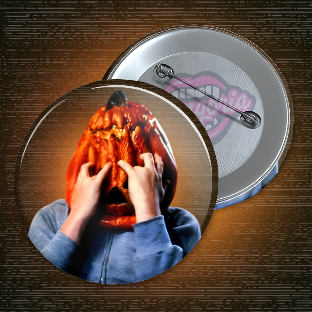 Melted Mask Pinback Button