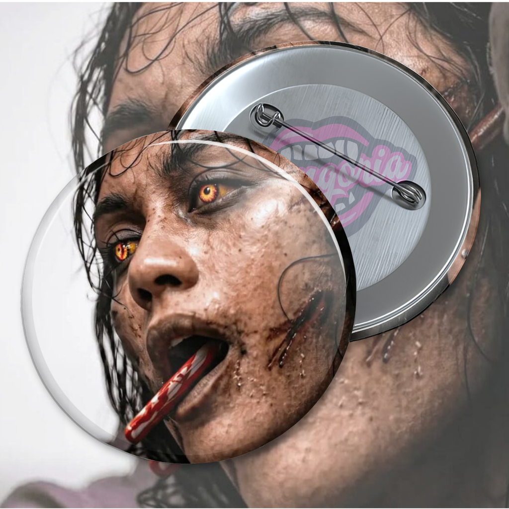 Headrest - Evil Dead Burn Pinback Button