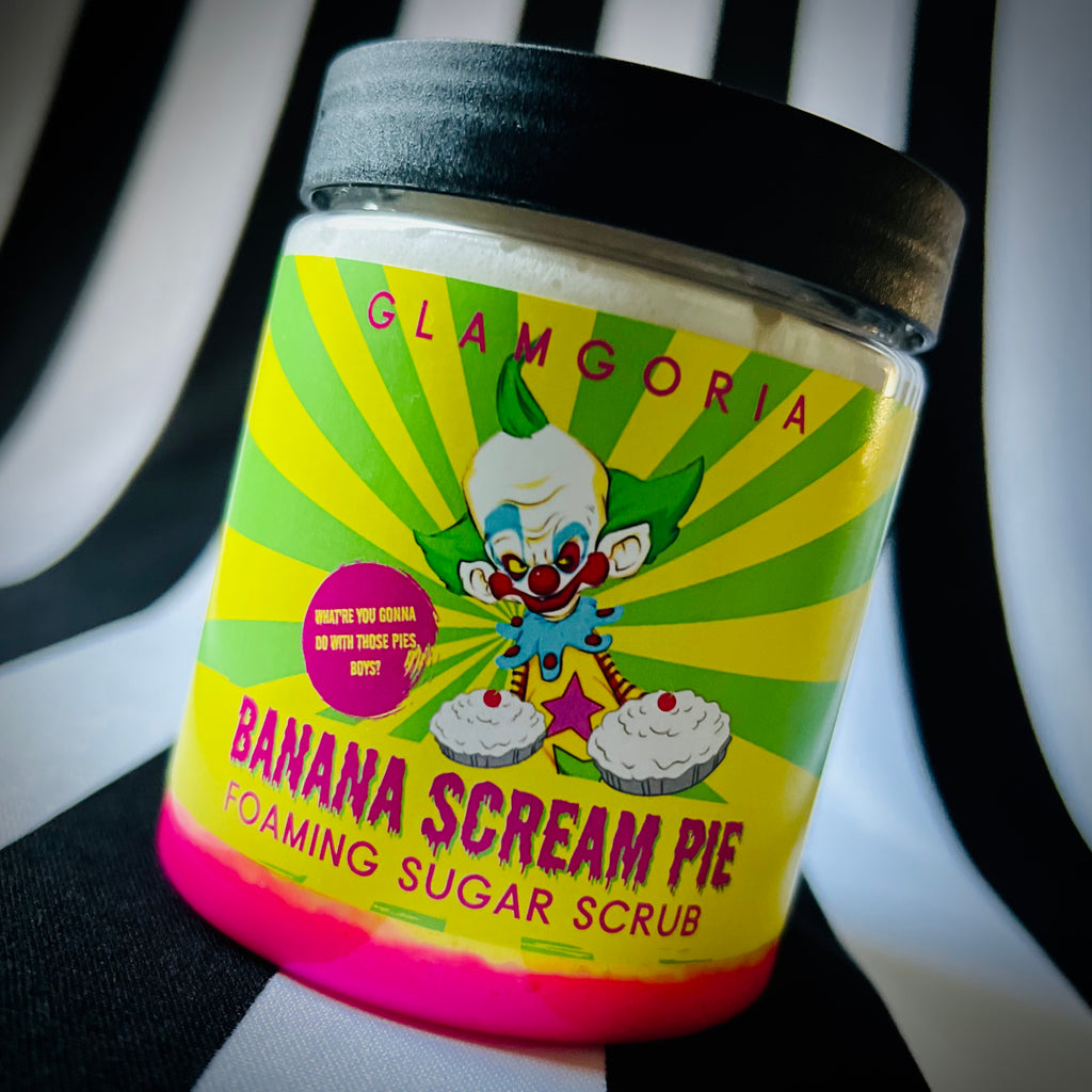 Killer Klowns Banana Scream Pie Foaming Sugar Scrub