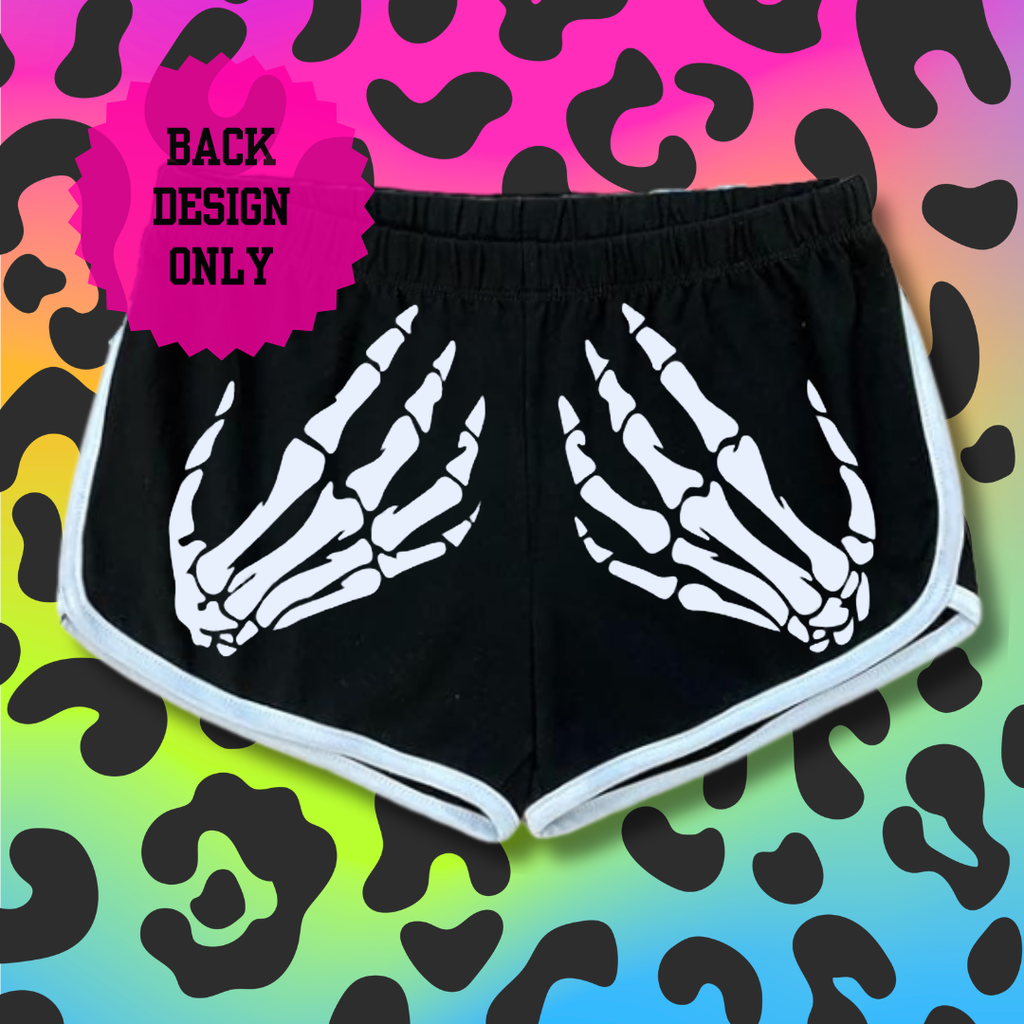 Skeleton Hands Shorts