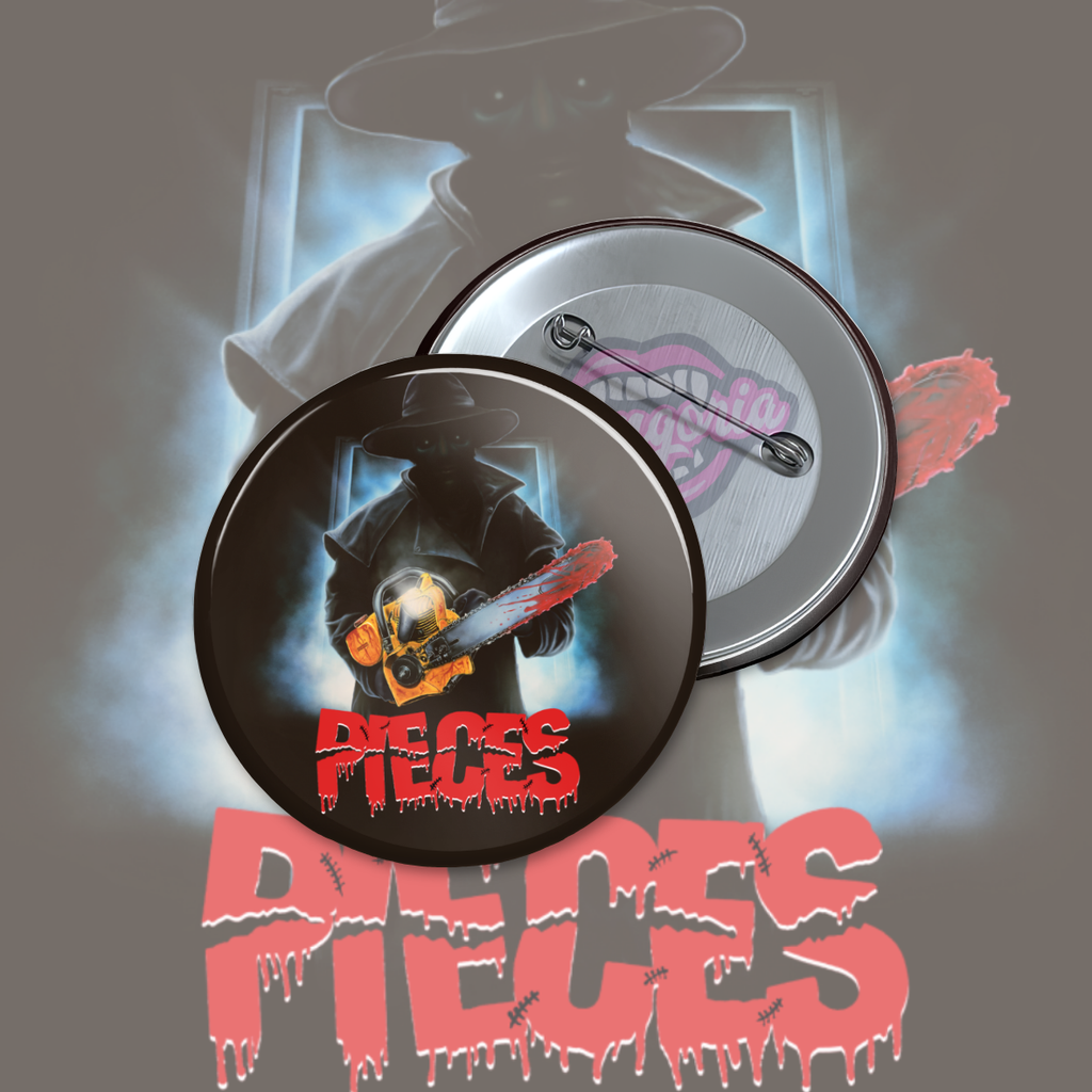 Pieces Pinback Button