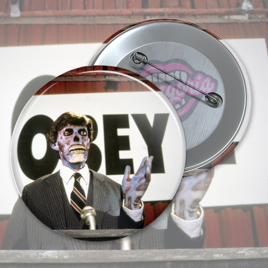 Obey Pinback Button
