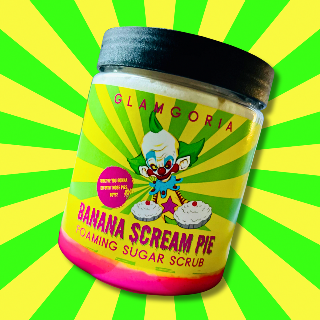 Killer Klowns Banana Scream Pie Foaming Sugar Scrub