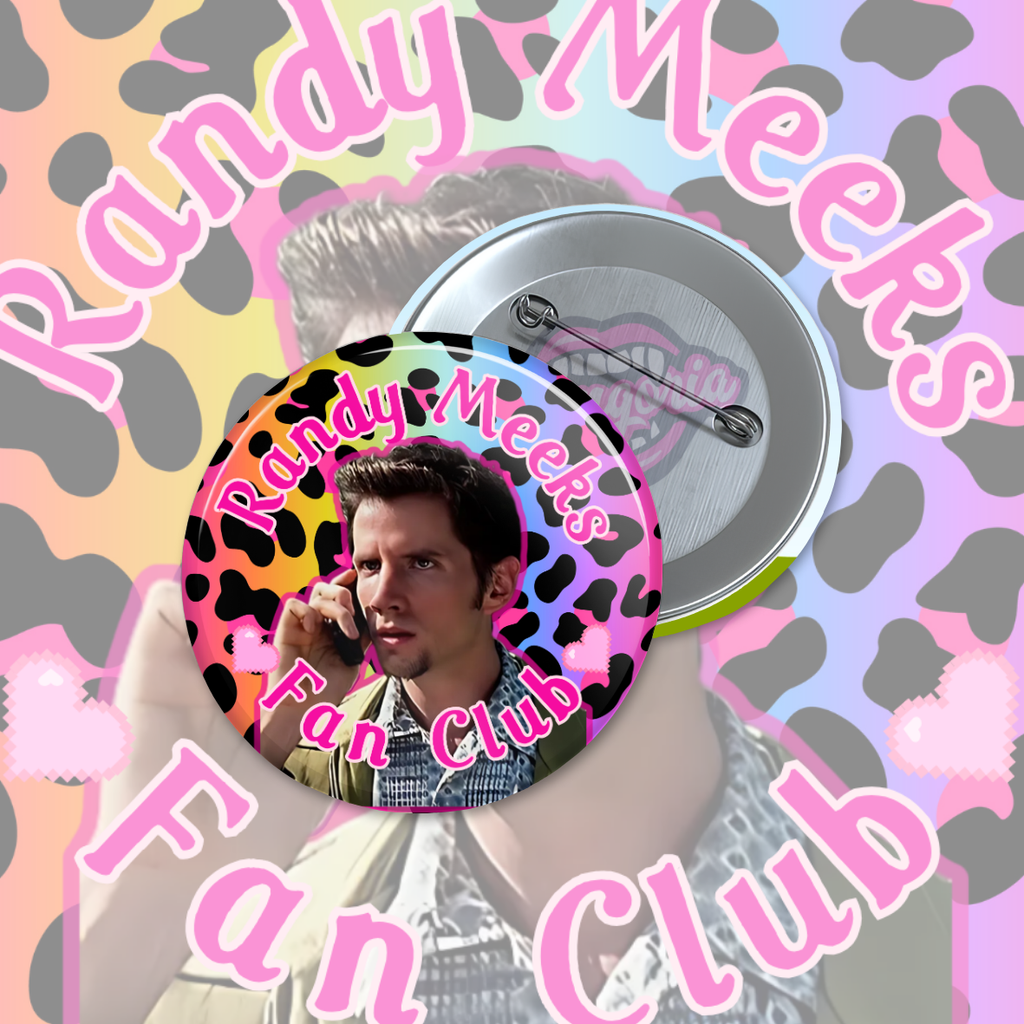 Randy Meeks Fan Club Pinback Button