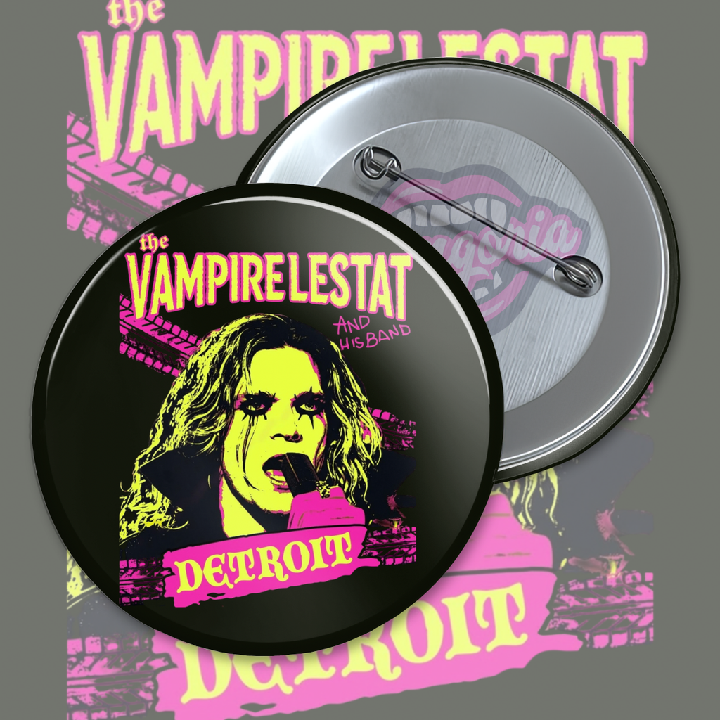 The Vampire Lestat ~ Detroit Pinback Button