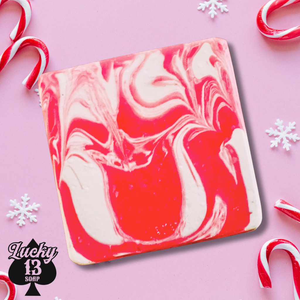 Twisted Peppermint Artisan Soap by Lucky 13