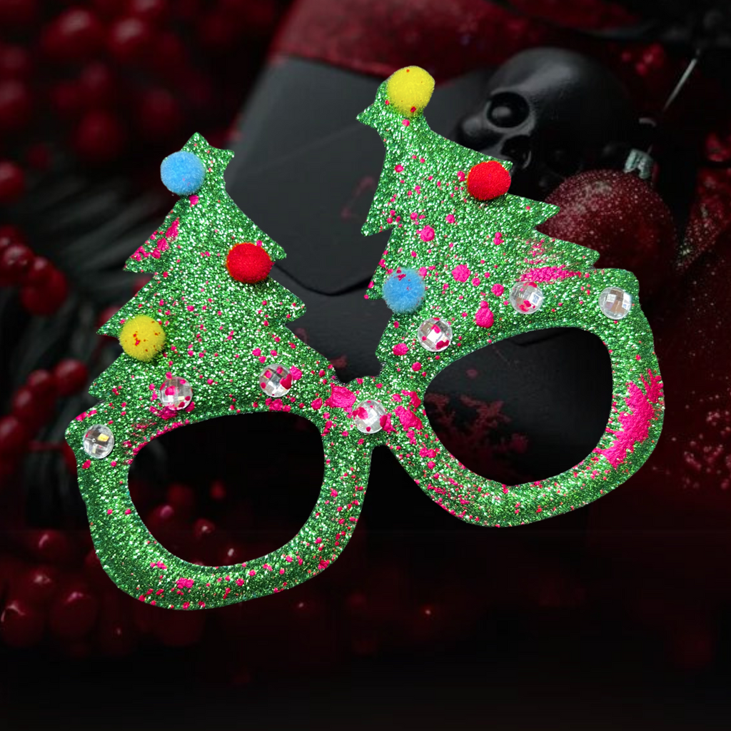 Ho Ho Horror Novelty Glasses