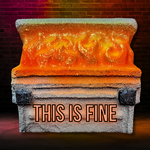 Dumpster Fire Bath Bomb