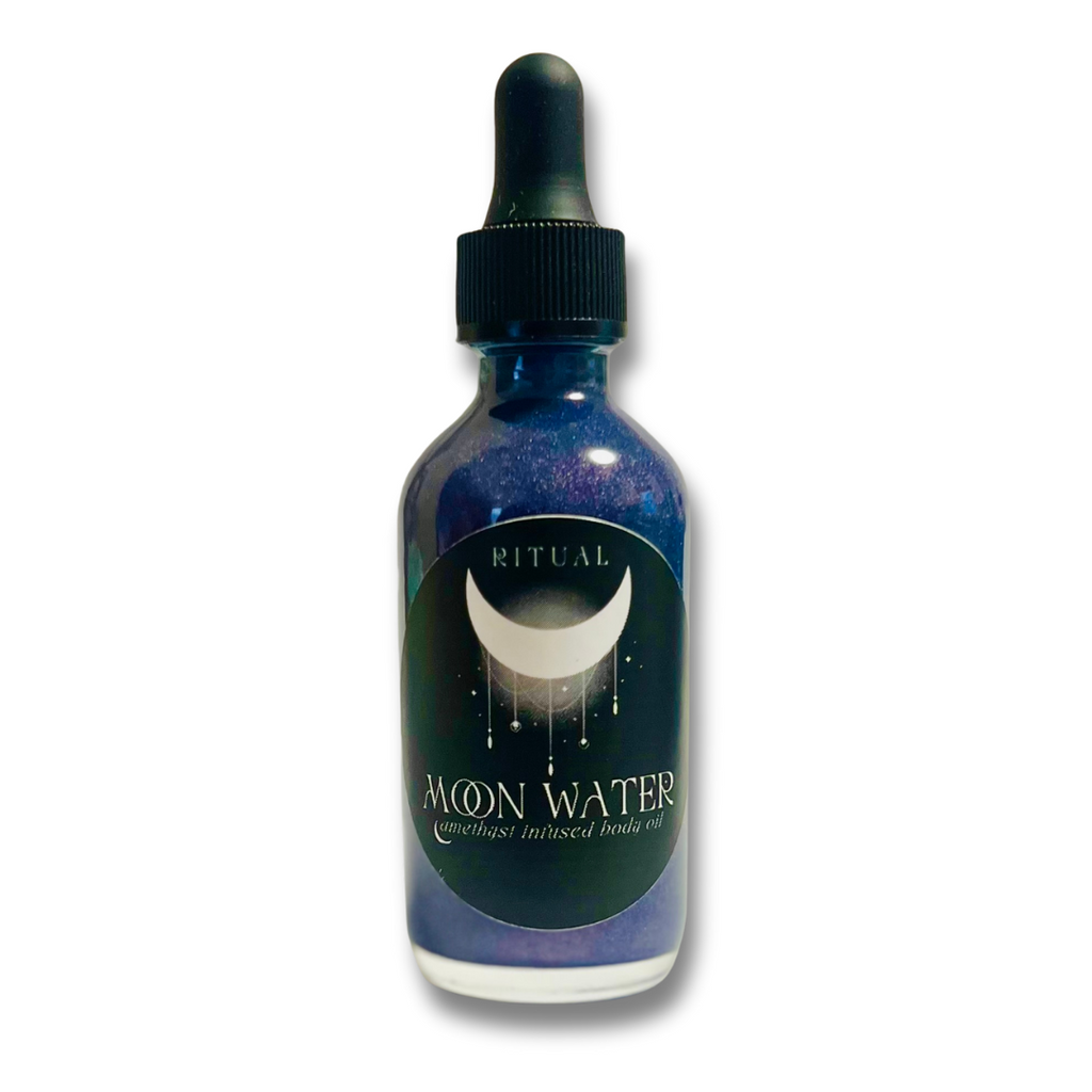 Moon Water Amethyst Infused Ritual Body Oil