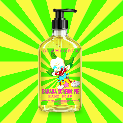 Killer Klowns Banana Scream Pie Hand Soap