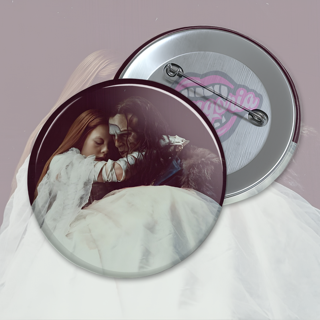 Monsters Together Large Pinback Button