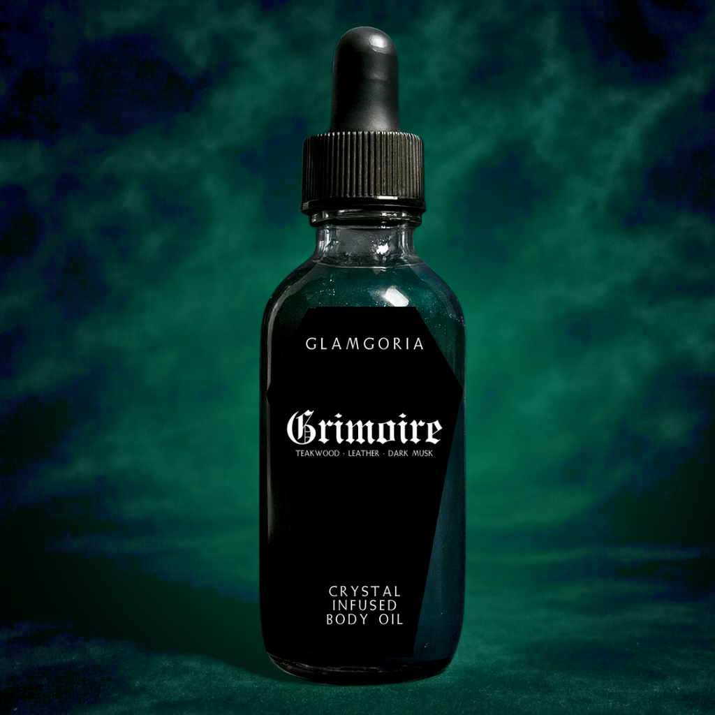 Grimoire ~ Lapis Lazuli Infused Ritual Body Oil