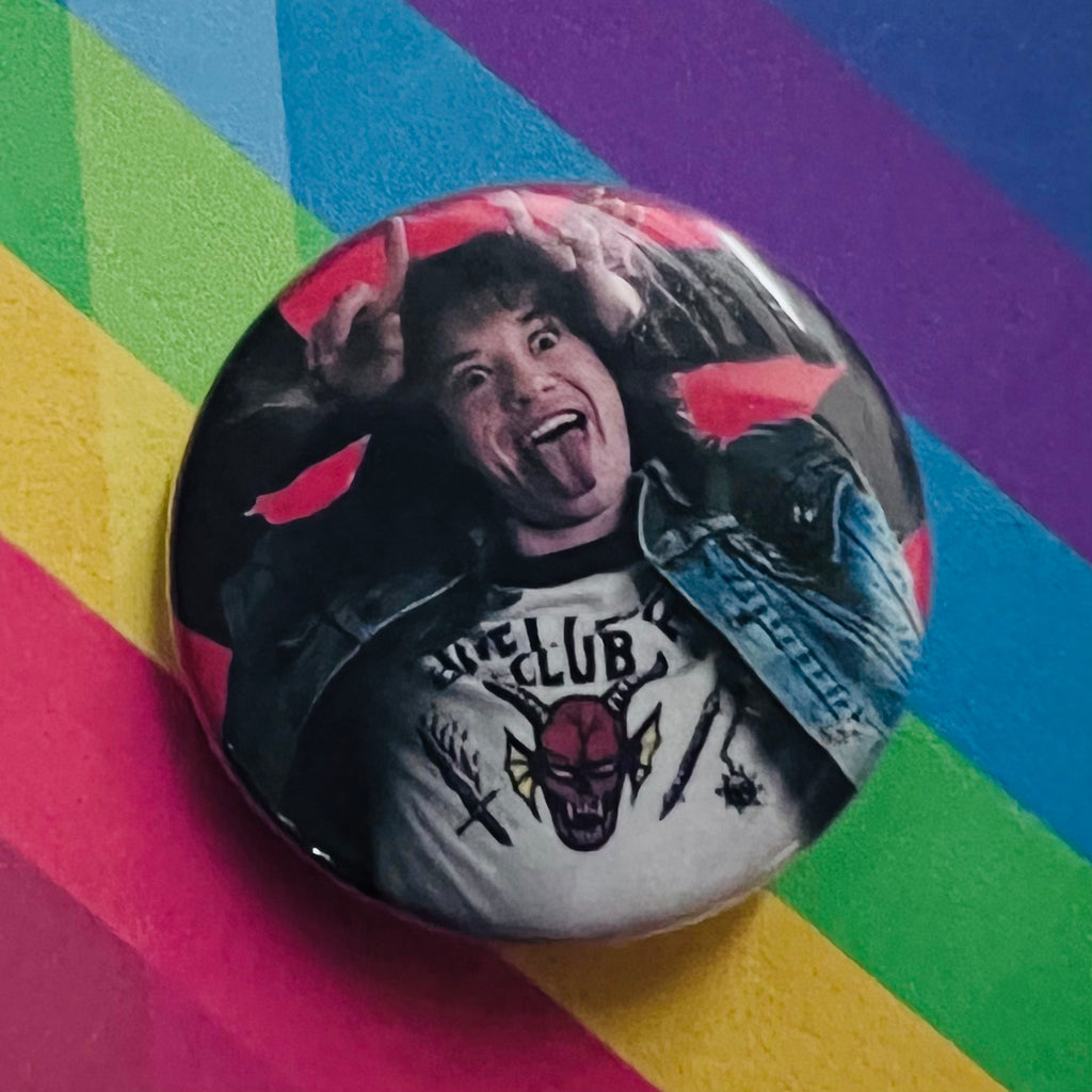 Satanic Panic Pin-Back Button